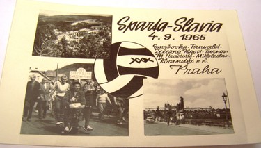 Fotografie Derby Sparta - Slavia 4.9.1965