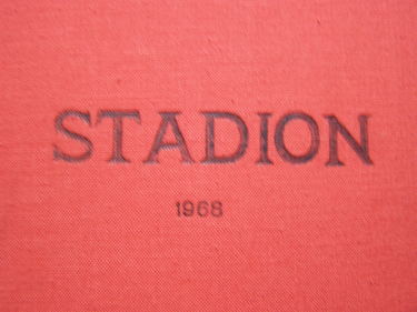 Kompletní svázaný časopis Stadion rok 1968 v tvrdé plátěnné vazbě