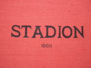 Kompletní svázaný časopis Stadion rok 1966 v tvrdé plátěnné vazbě