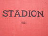 Kompletní svázaný časopis Stadion rok 1961 v tvrdé plátěnné vazbě